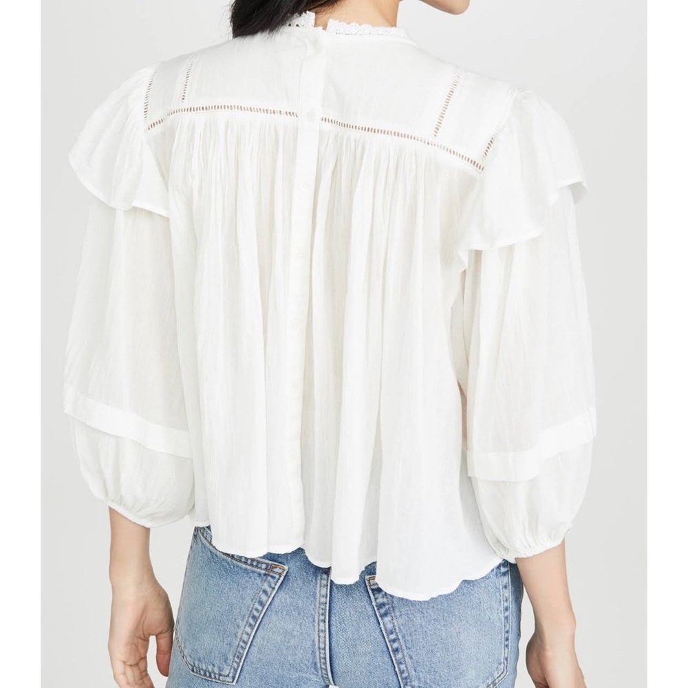 Free People Women's Laura Top - Ivory - Size XS